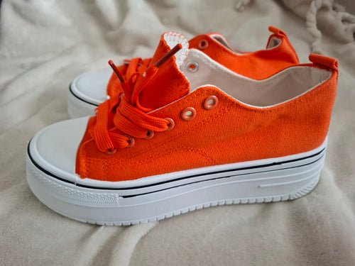 Baskets femme à semelle épaisse – 3 coloris